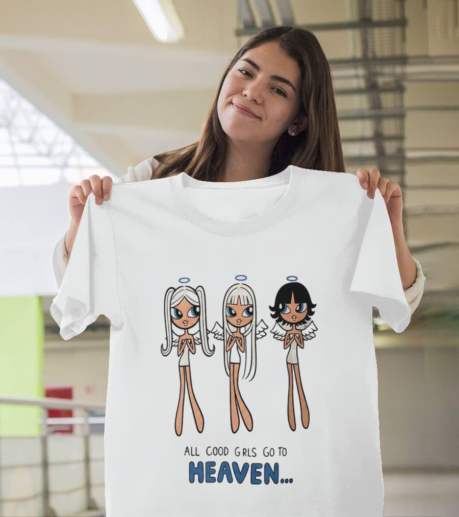 All Good Girls Go To Heaven Angel T-Shirt