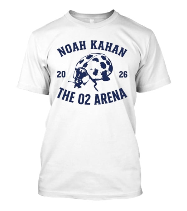 Noah Kahan Tour 2026 Ladybug The O2 Arena London T-Shirt