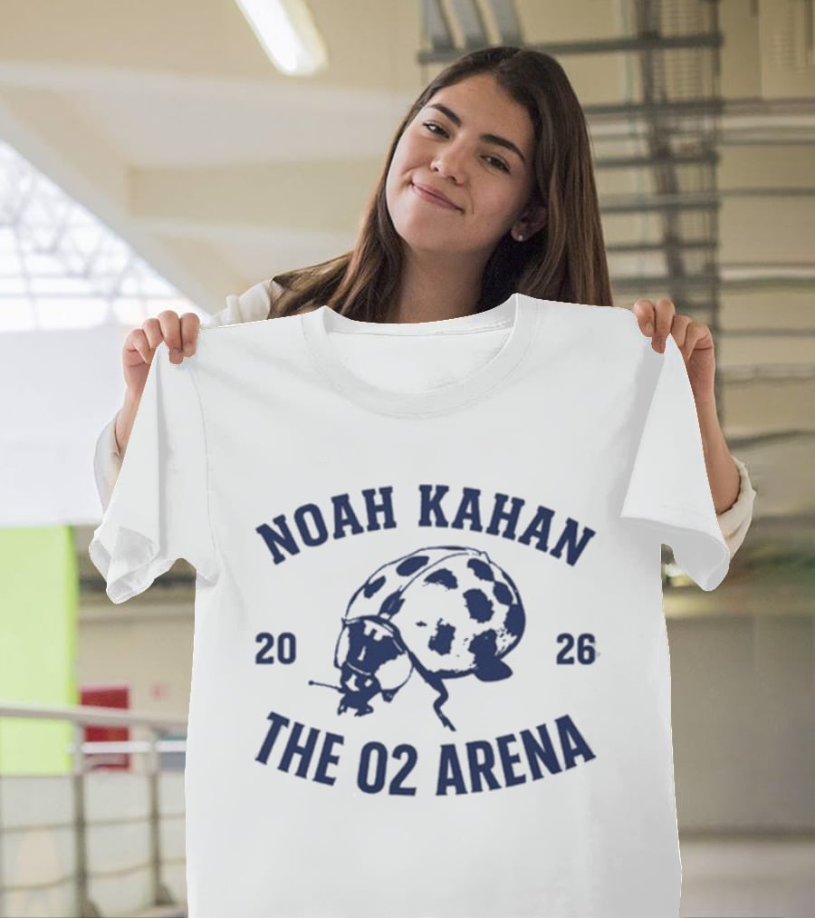 Noah Kahan Tour 2026 Ladybug The O2 Arena London T-Shirt
