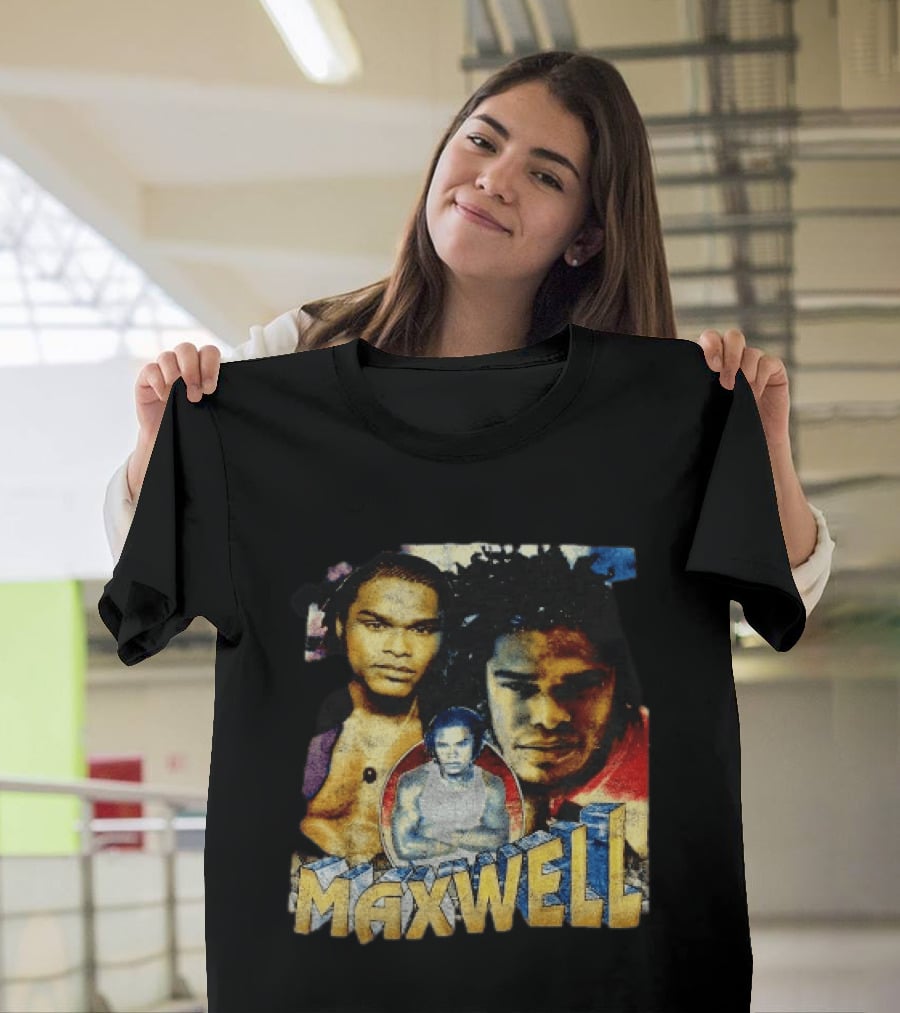 Maxwell 1990s Music Legend Collage T-Shirt