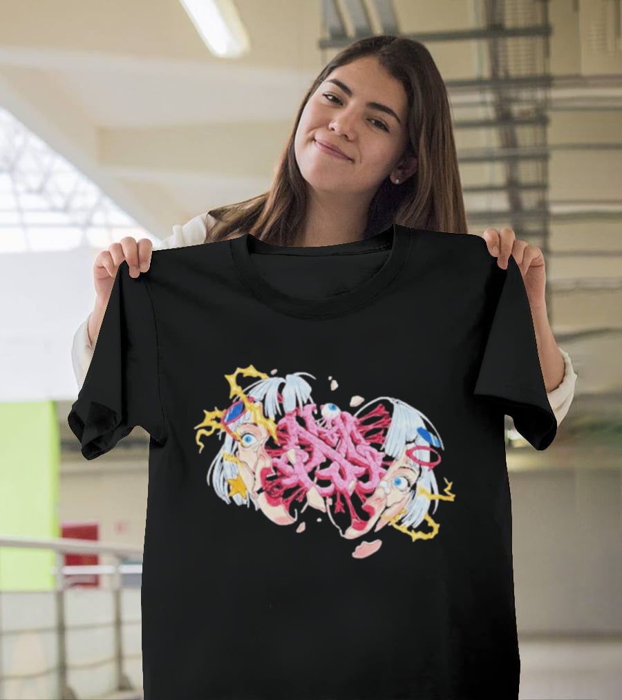 Hghmnds Head Split Surreal Pop Art Explosion T-Shirt
