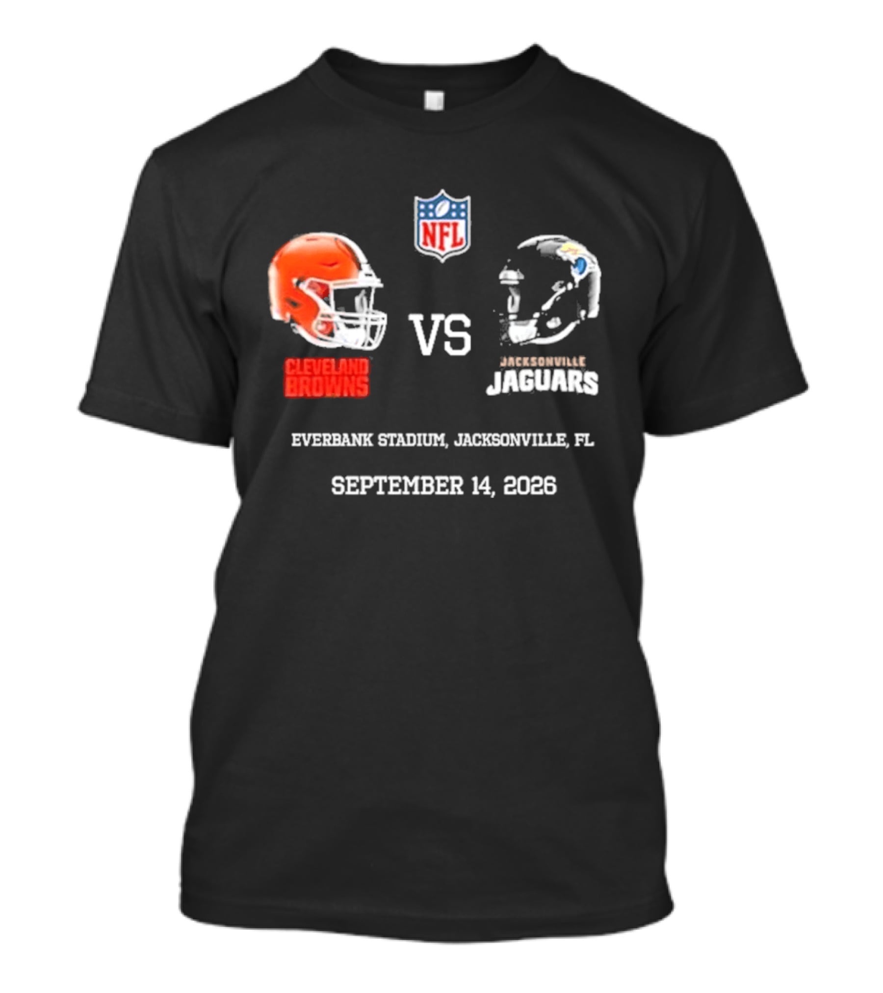 Cleveland Browns Vs Jacksonville Jaguars NFL EverBank Stadium Jacksonville FL September 14 2026 T-Shirt
