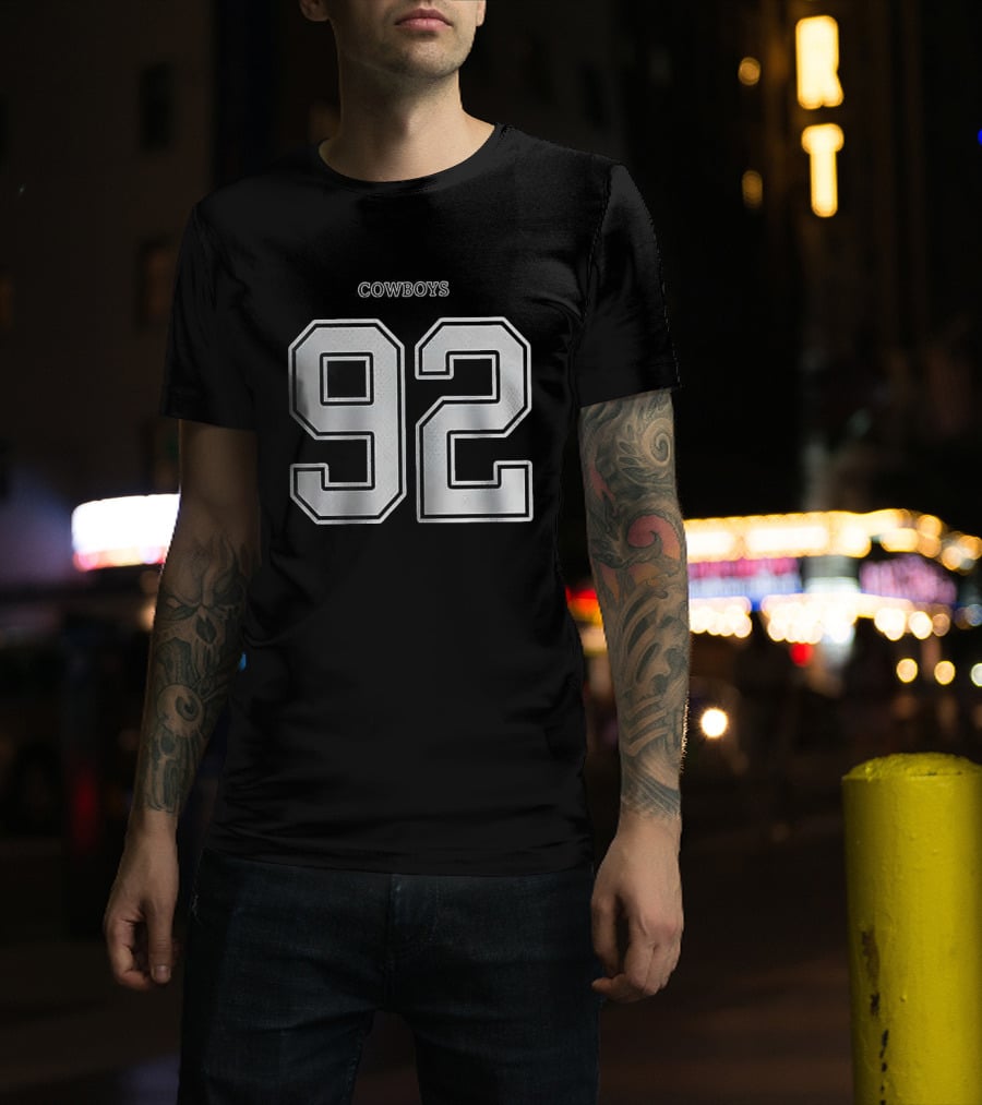 Dallas Cowboys 92 JIN BTS World Tour 2026 T-Shirt