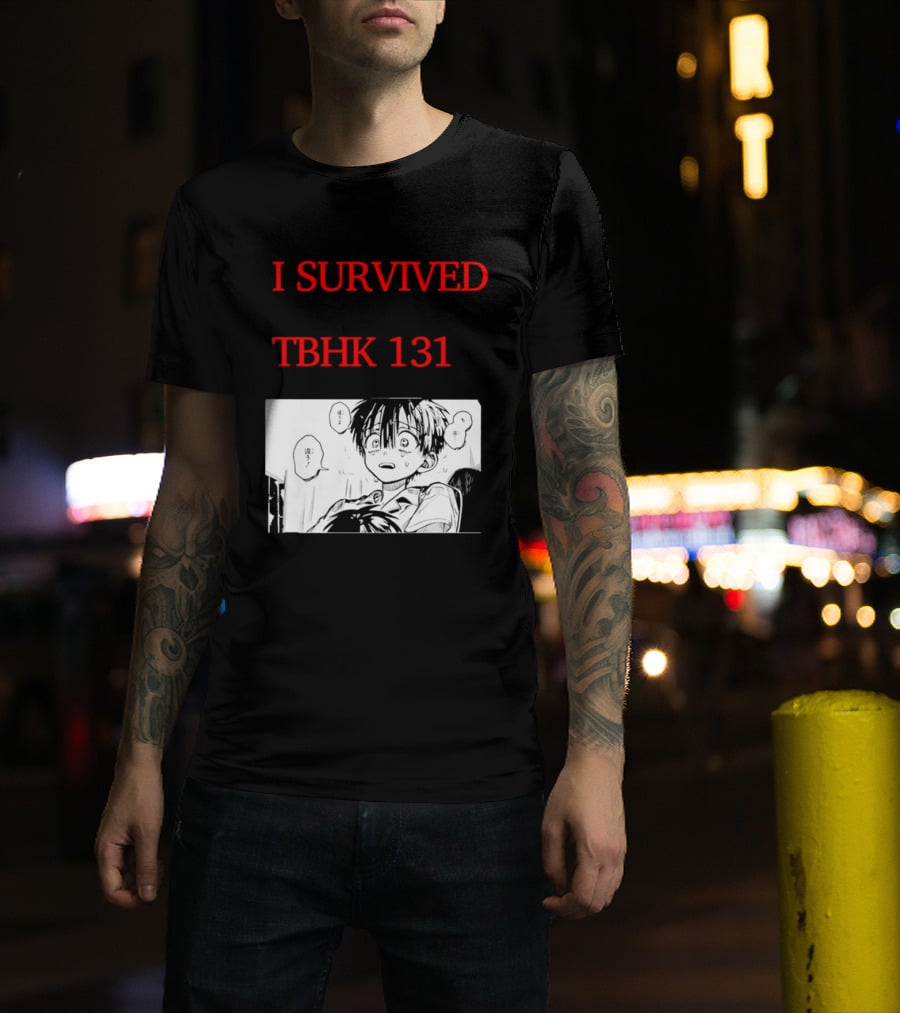 I Survived Tbhk 131 Crying Boy Manga Panel Japanese Comic Scene T-Shirt