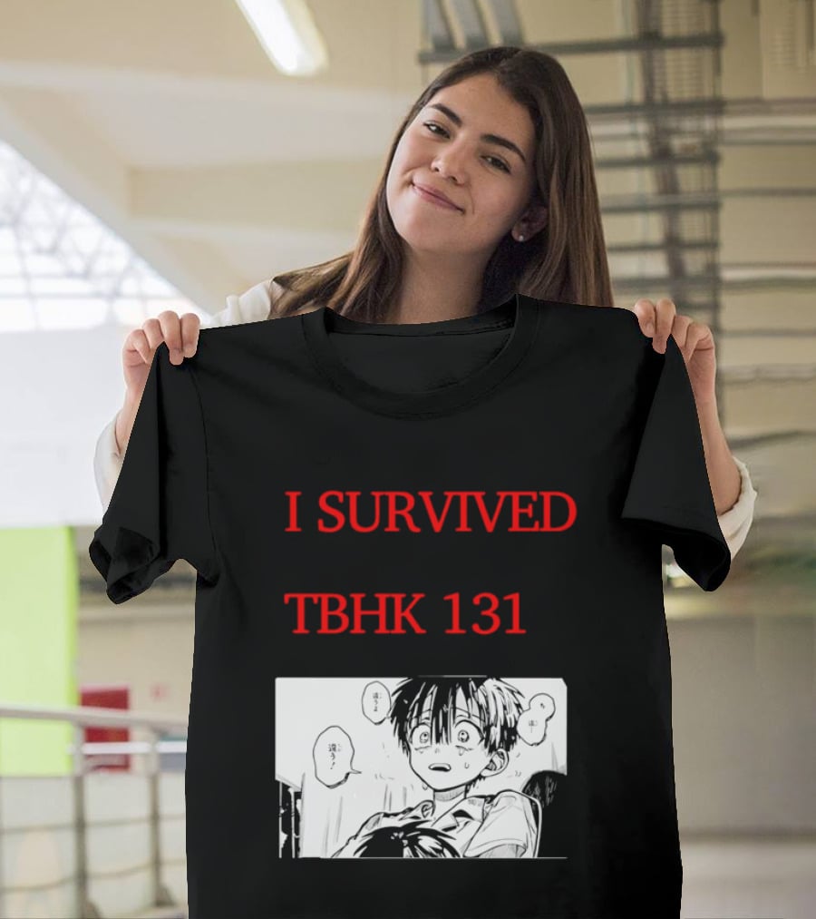 I Survived Tbhk 131 Crying Boy Manga Panel Japanese Comic Scene T-Shirt