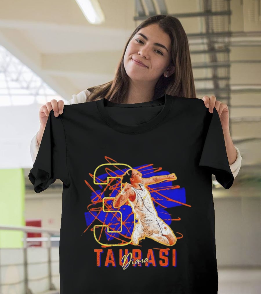 Diana Taurasi No 3 Phoenix Mercury WNBA Basketball T-Shirt