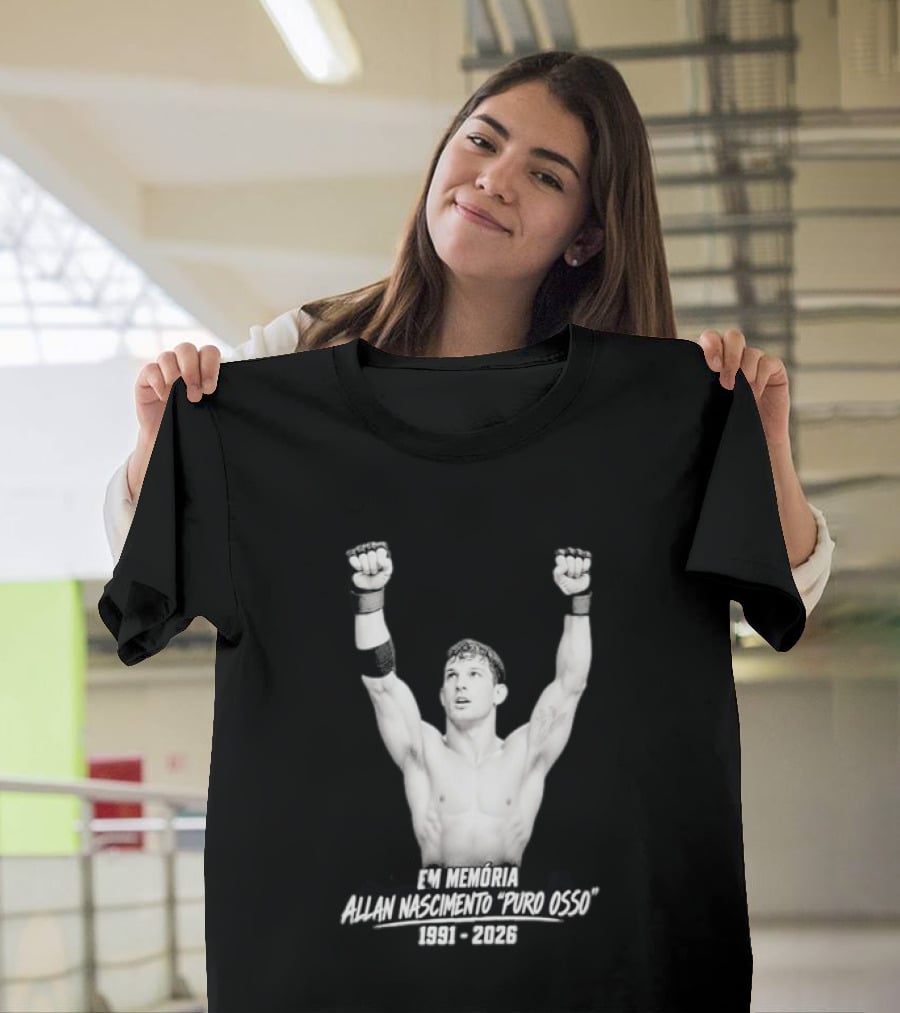 Ian Machado Garry Em Memória Allan Nascimento Puro Osso 1990 2026 T-Shirt