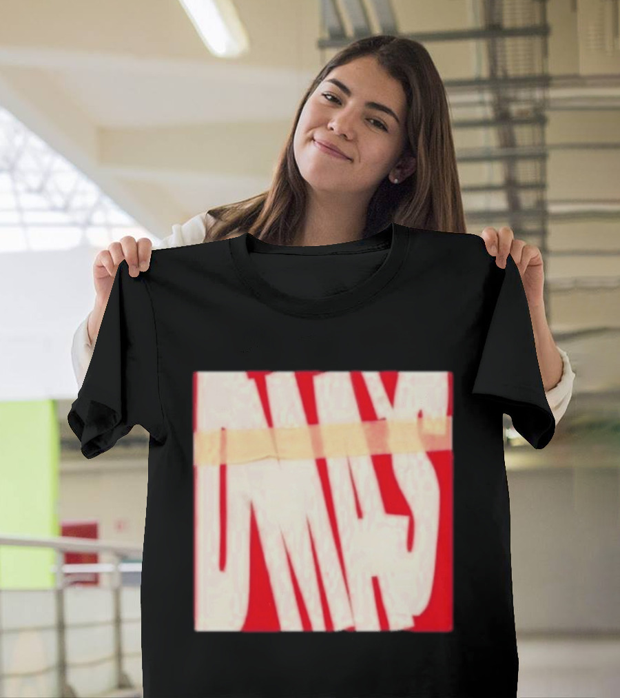 DMA's DMA's Album Cover Art Distorted Red White T-Shirt