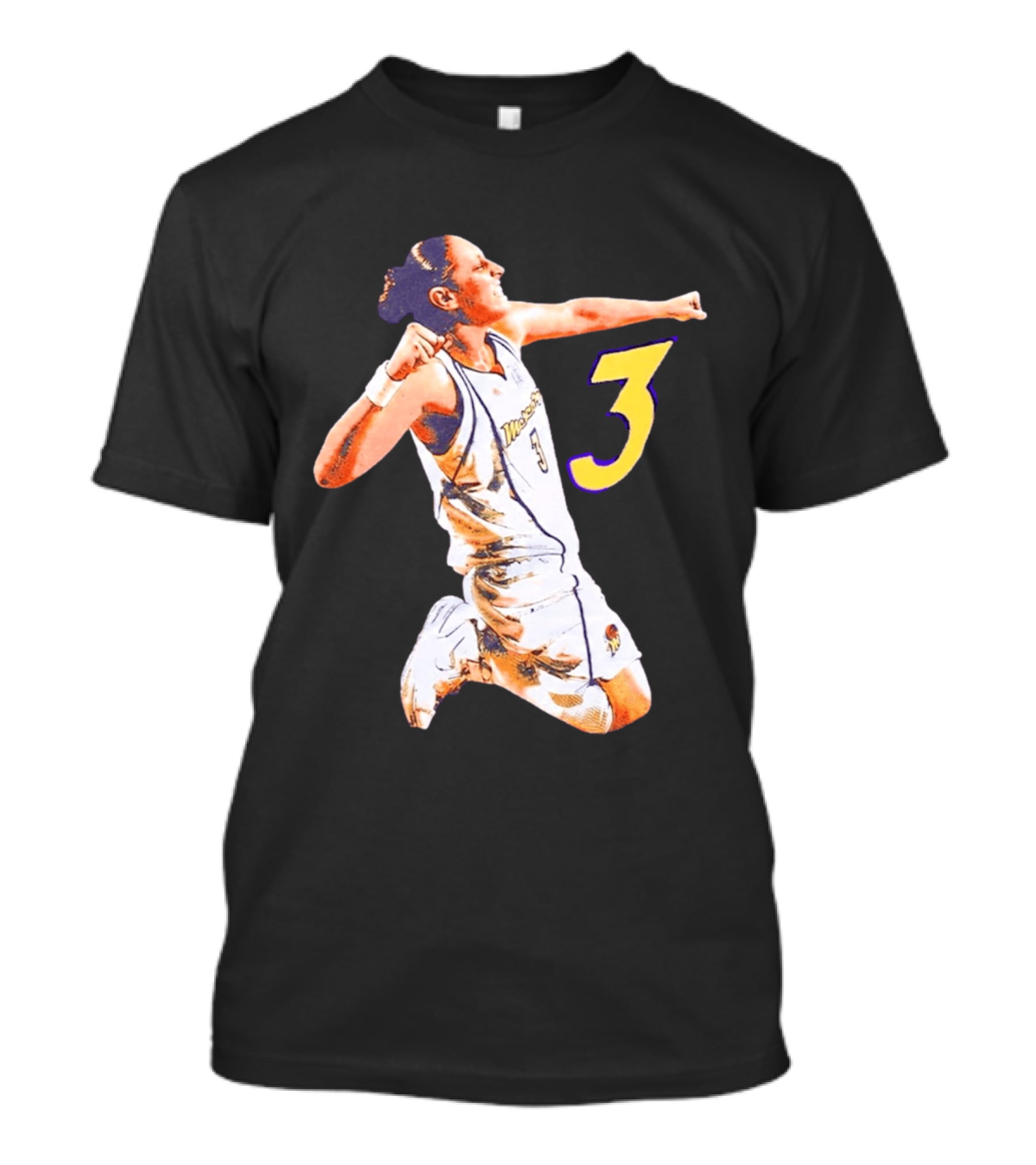 Mercury Diana Taurasi Number 3 Celebration Pose T-Shirt