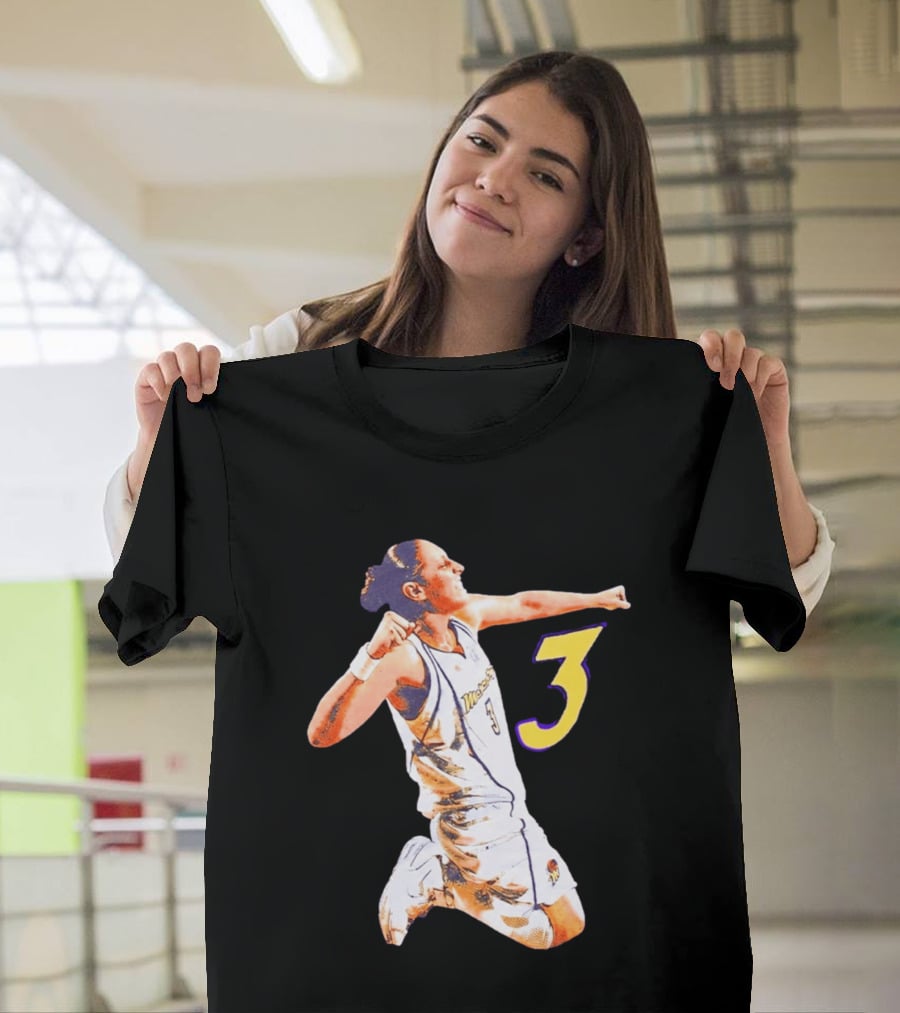 Mercury Diana Taurasi Number 3 Celebration Pose T-Shirt