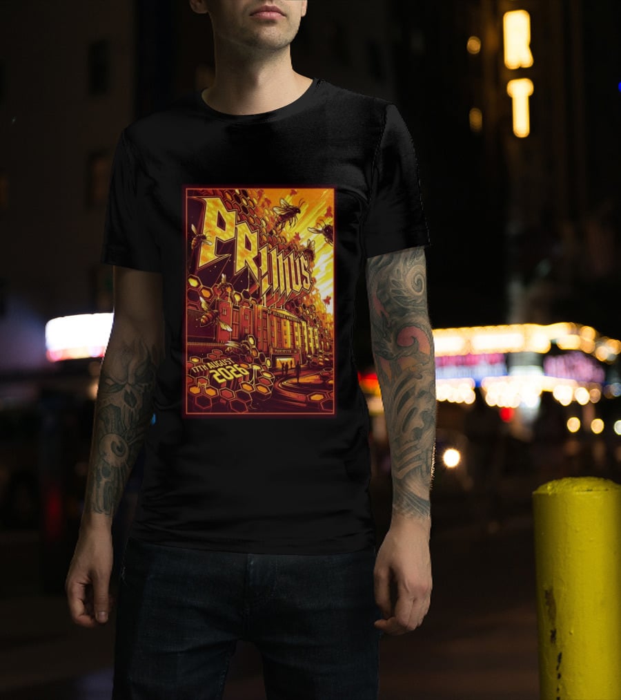 Primus O2 Victoria Warehouse Manchester UK 17th August 2026 T-Shirt