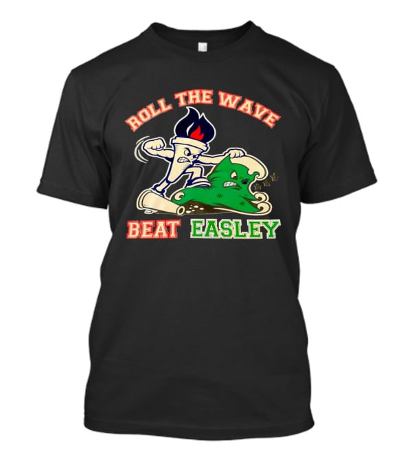 Roll The Wave Beat Easley Torch Green Wave T-Shirt