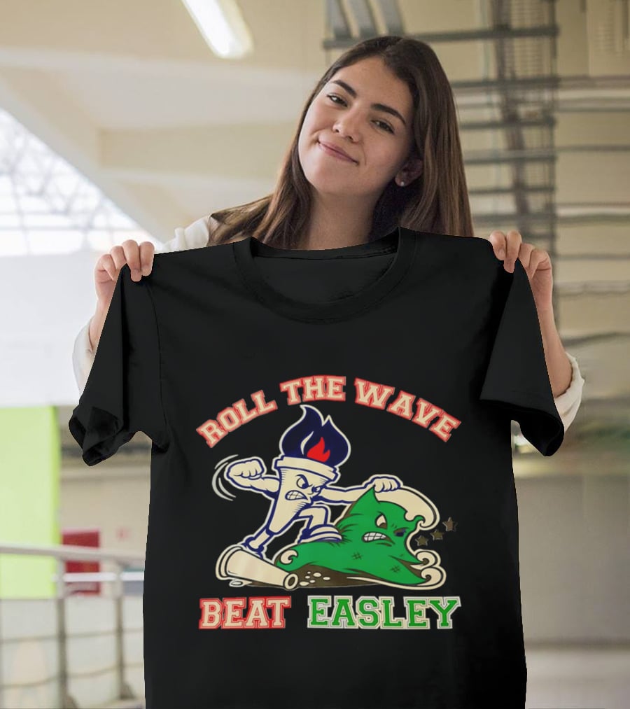 Roll The Wave Beat Easley Torch Green Wave T-Shirt