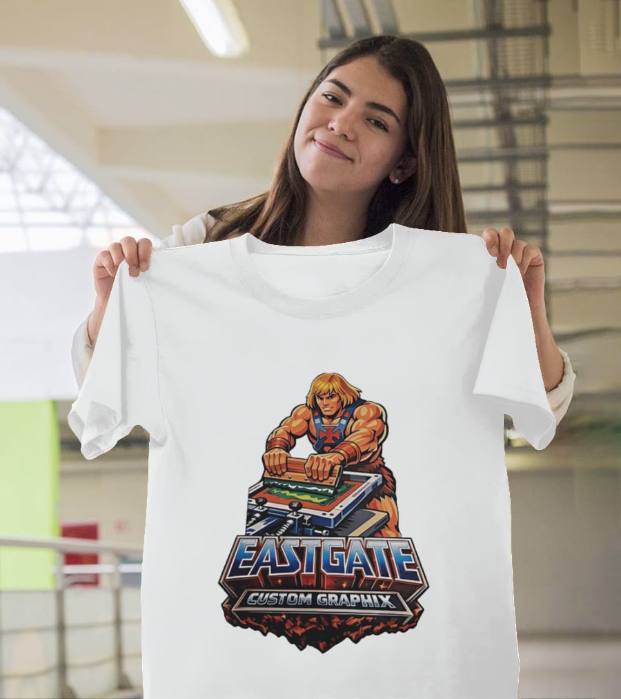 Eastgate Custom Graphix He Man Screen Printing T-Shirt