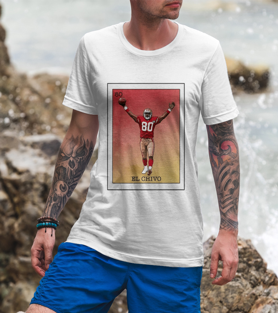 El Chivo 80 San Francisco 49ers Loteria Card T-Shirt