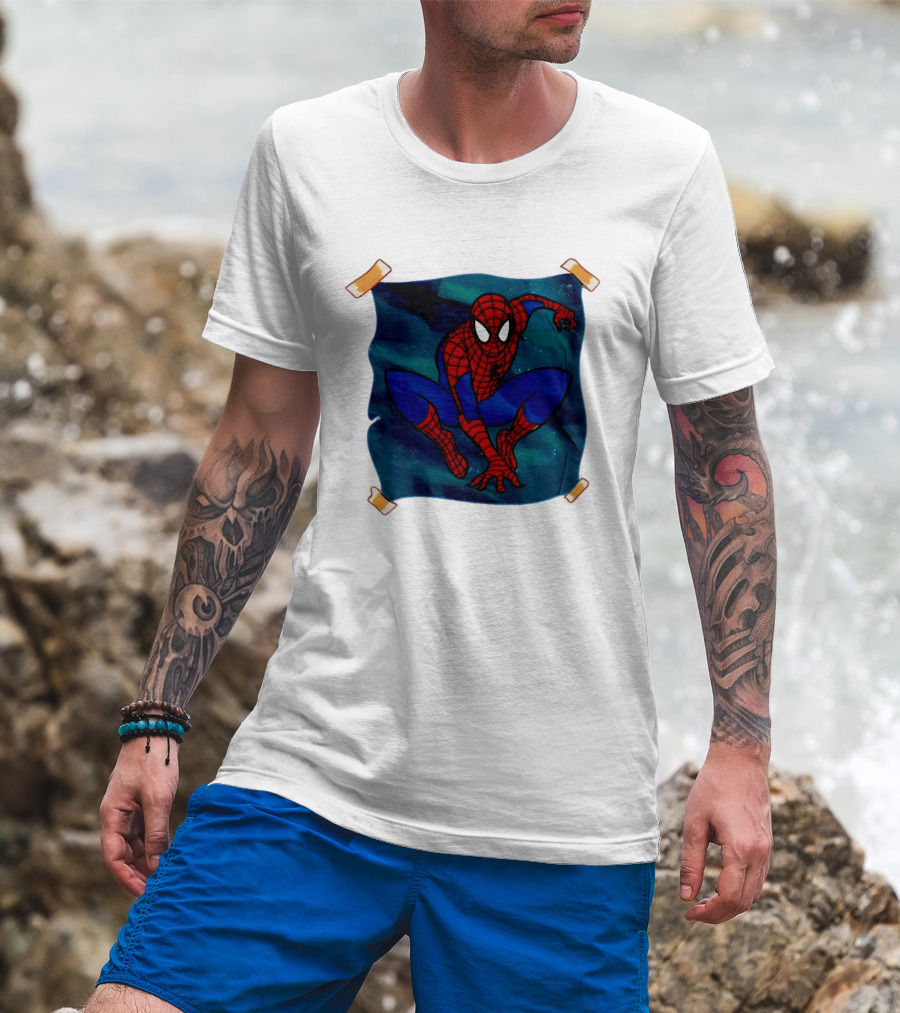Spider Man Marvel Comics Superhero Iconic Action Pose T-Shirt