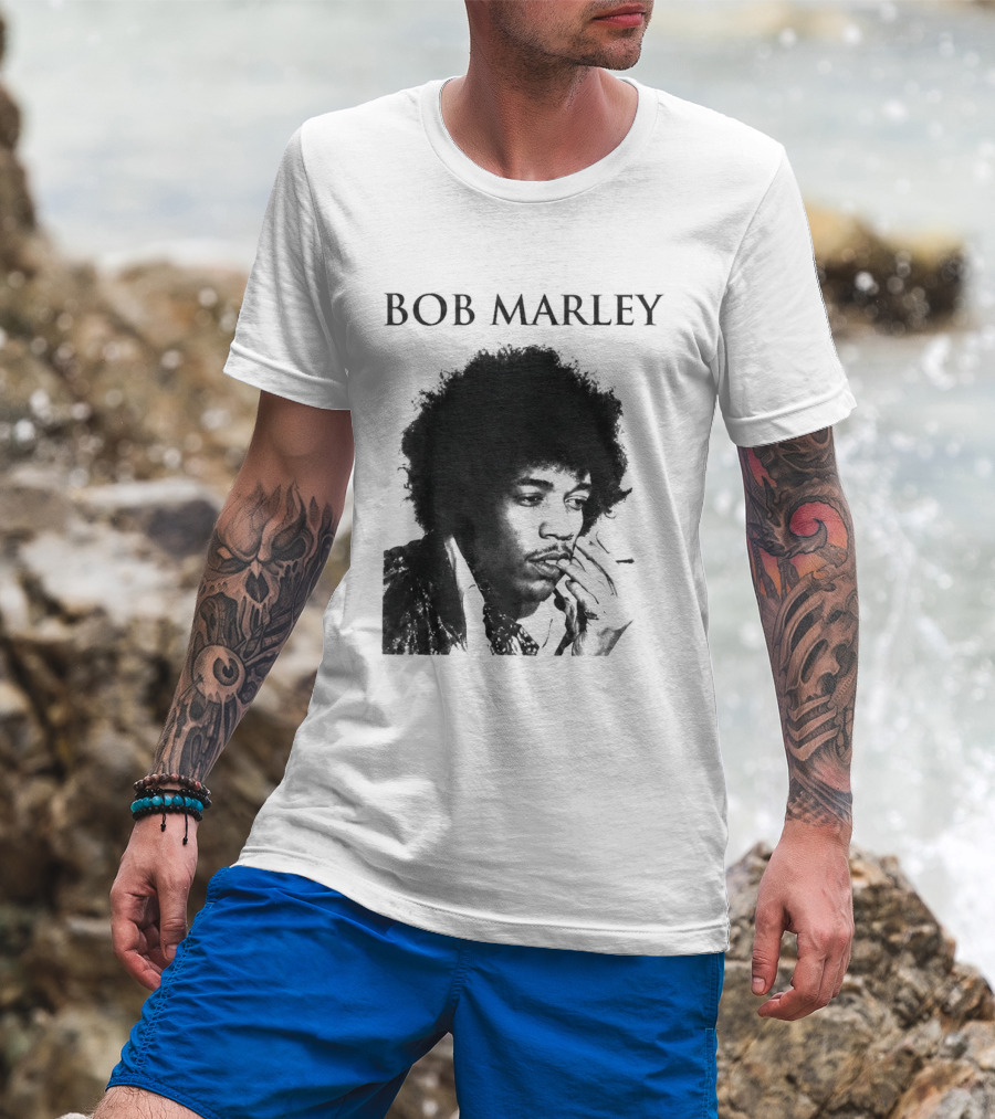 Bob Marley Jimi Hendrix T-Shirt