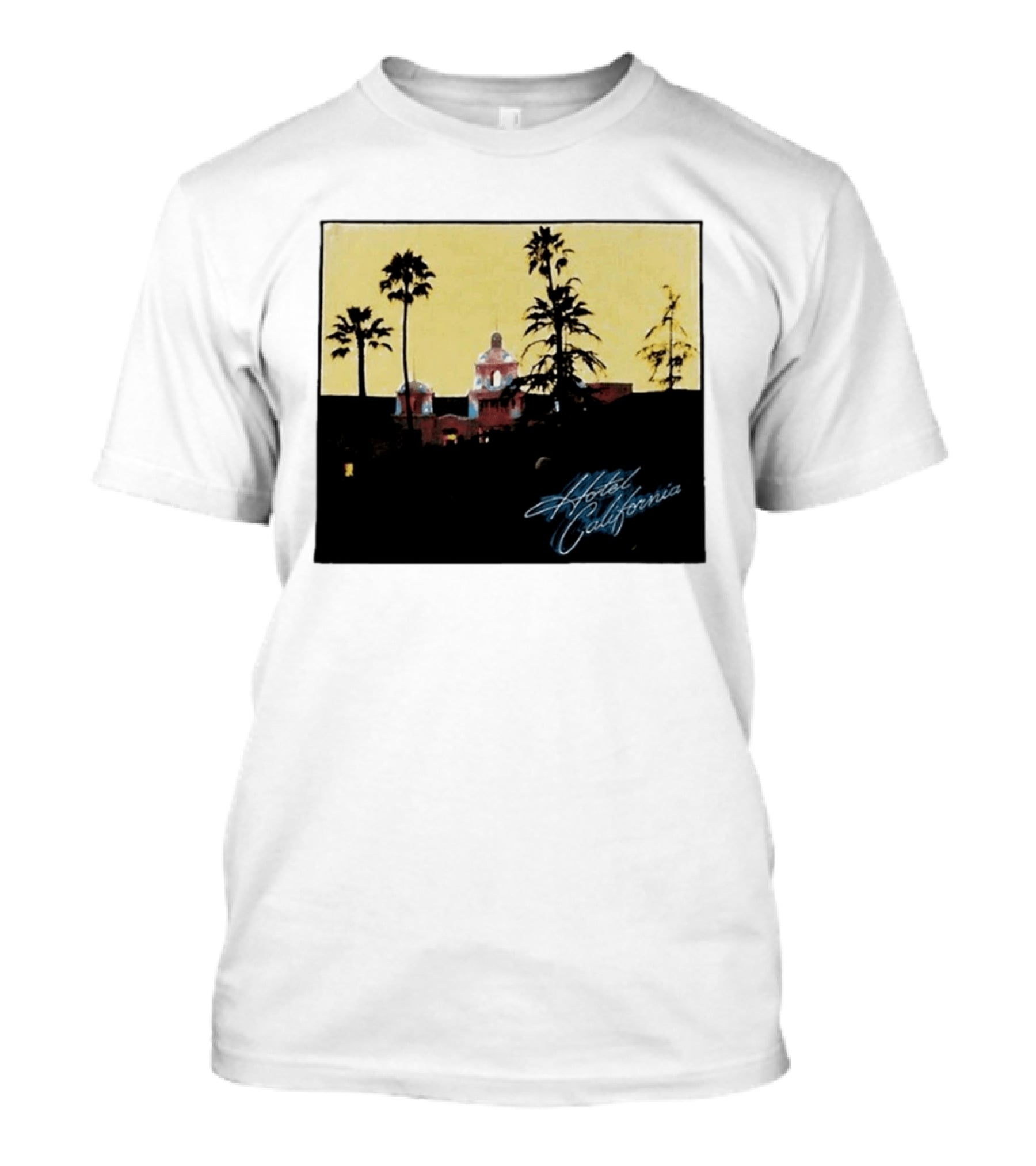 Hotel California Resort Scene 90s Eagles Justin Bieber 1995 T-Shirt