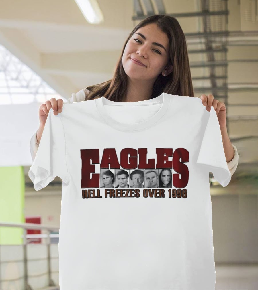 Eagles Hell Freezes Over 1996 Tour Vintage Retro Justin Bieber T-Shirt