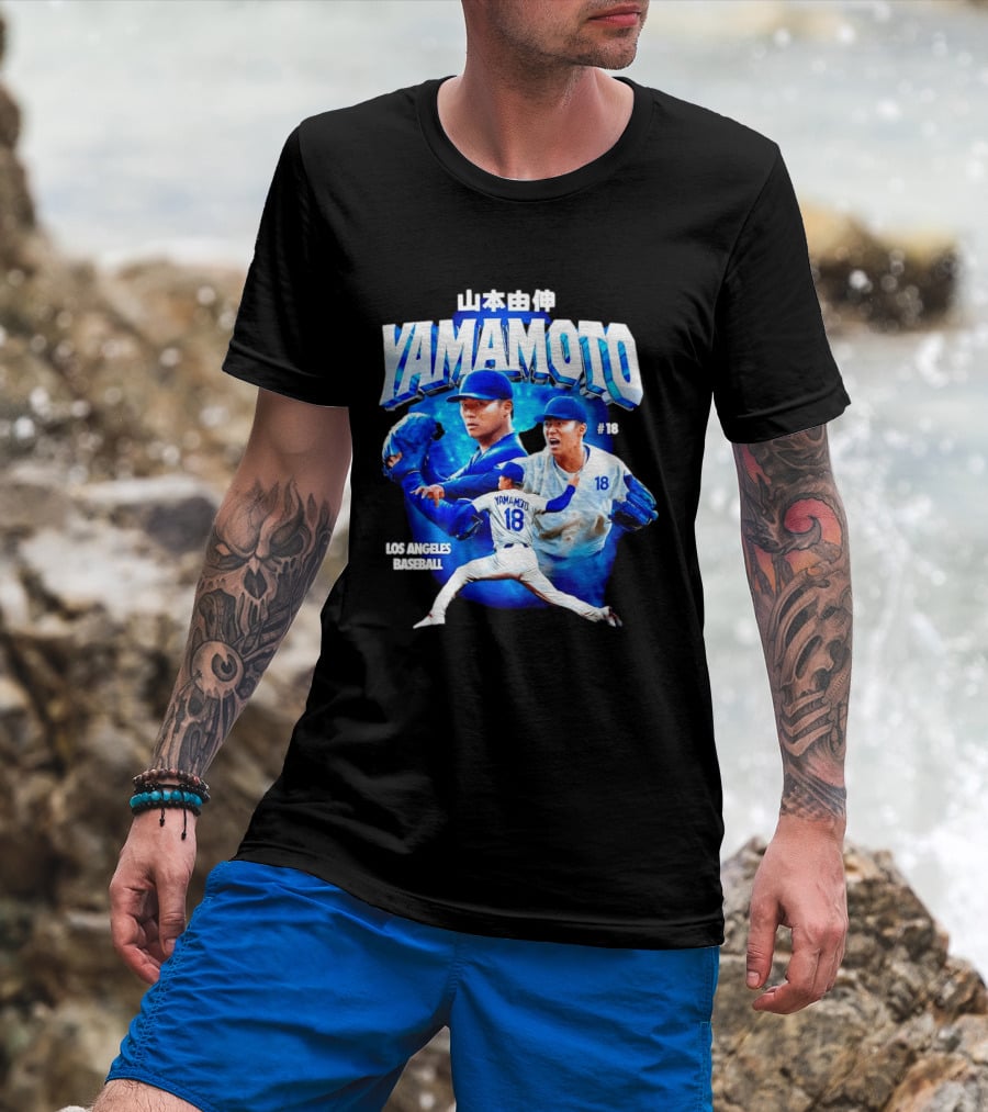 Yamamoto #18 Los Angeles Baseball 2026 T-Shirt