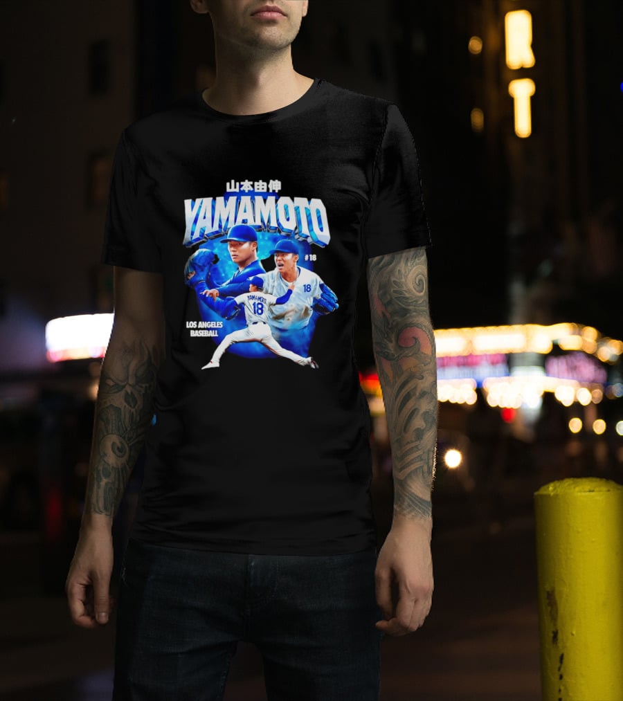 Yamamoto #18 Los Angeles Baseball 2026 T-Shirt