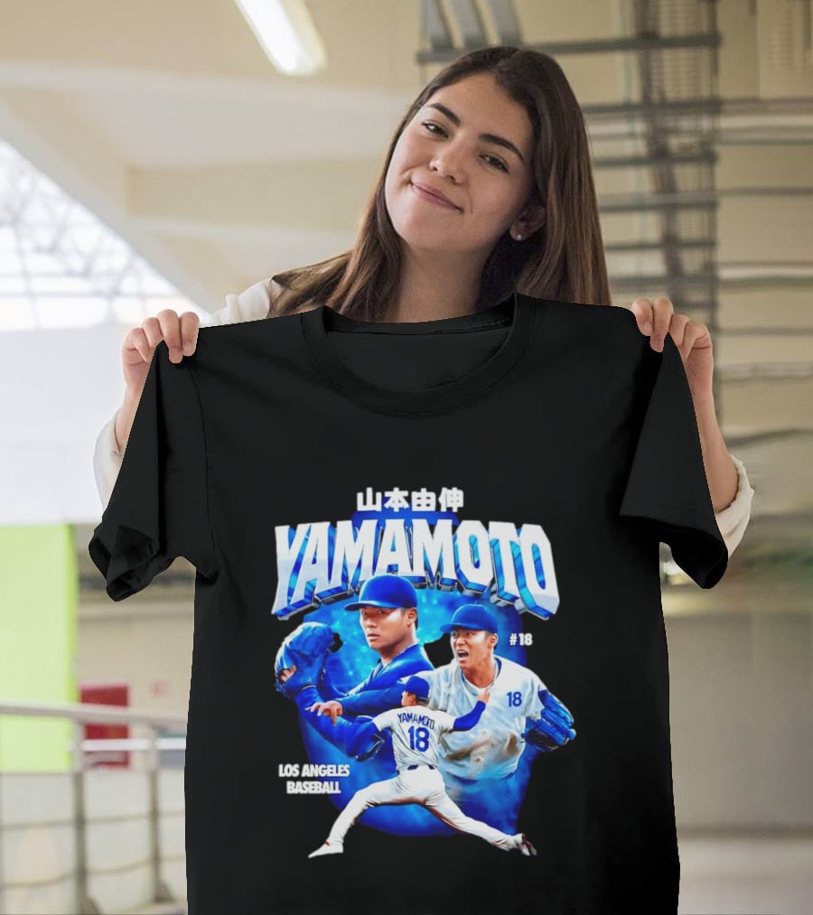 Yamamoto #18 Los Angeles Baseball 2026 T-Shirt
