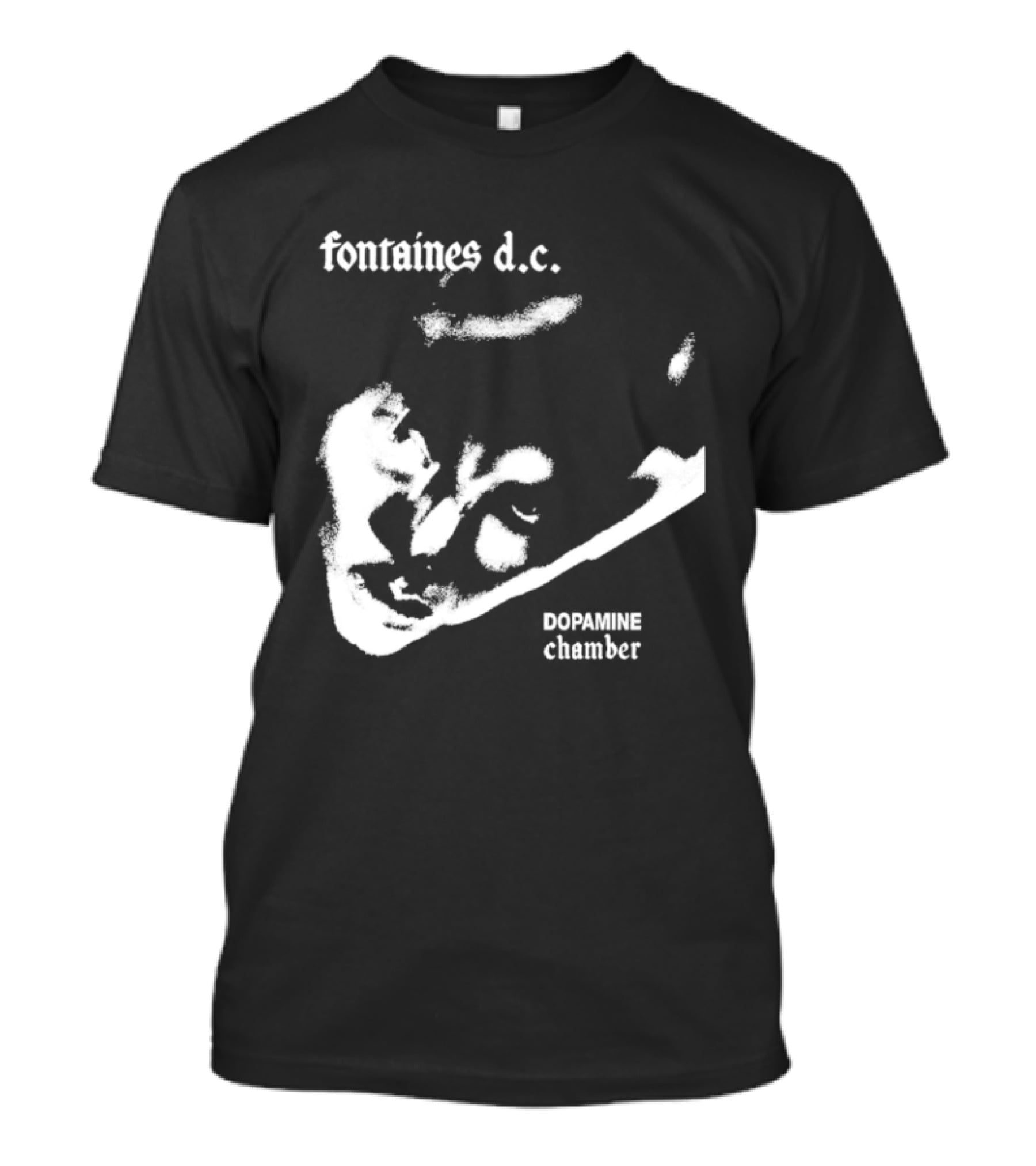 Fontaines D.C. Dopamine Chamber Black And White T-Shirt