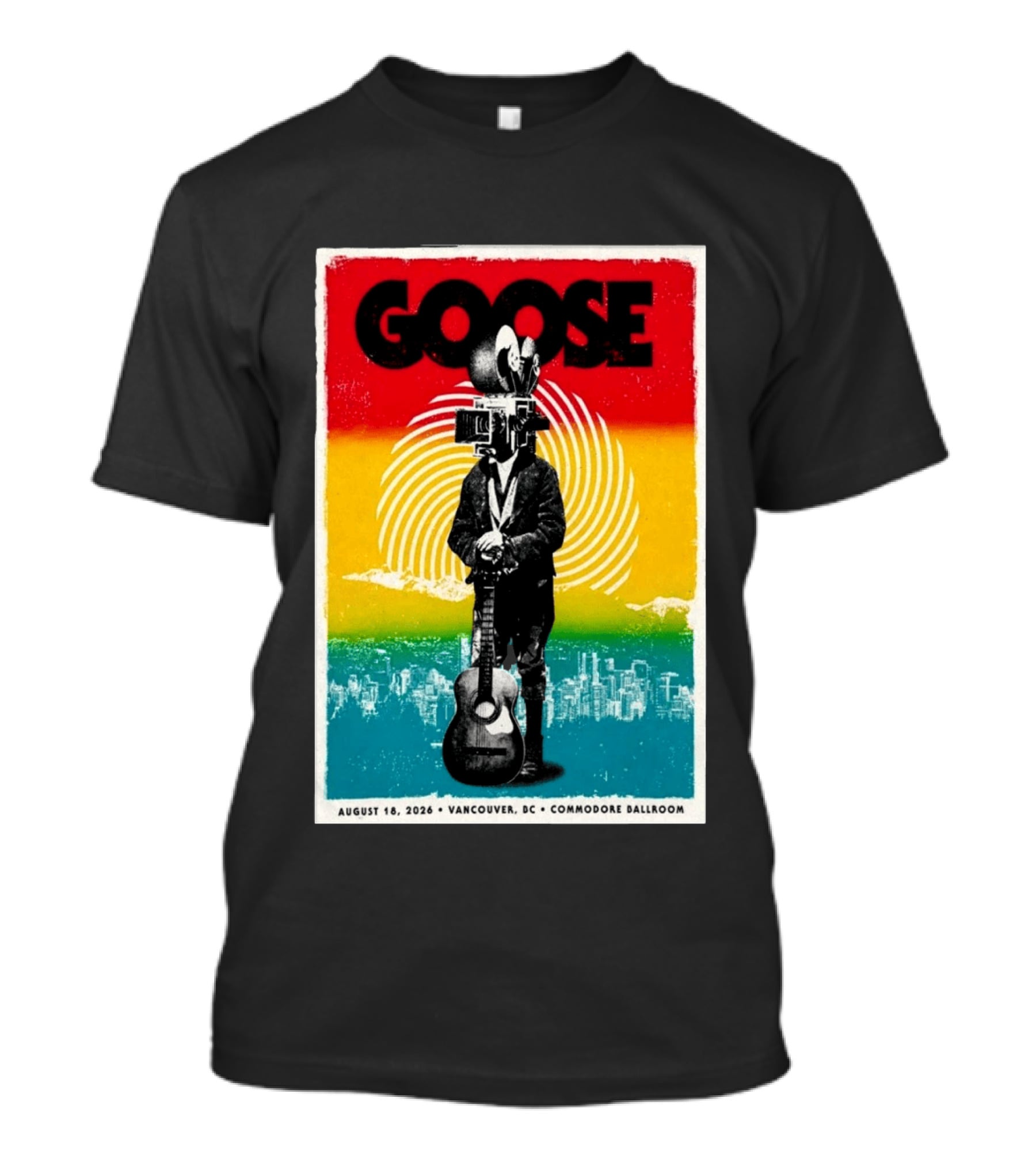 Goose August 18 2026 Vancouver BC Commodore Ballroom T-Shirt