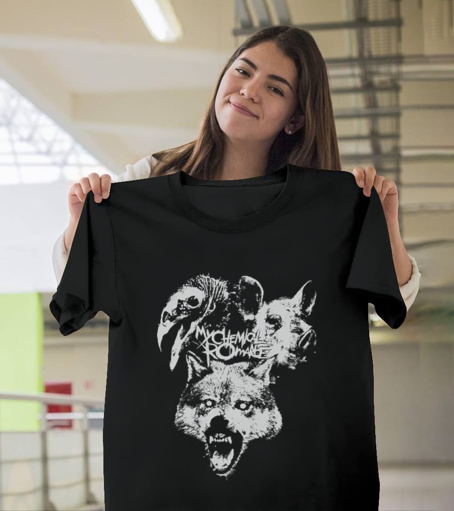 MCR Washington 2026 Tour Mask Animal Faces T-Shirt