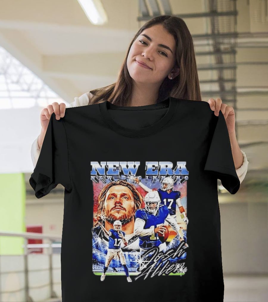 New Era Josh Allen Football Quarterback Action Number 17 Montage T-Shirt