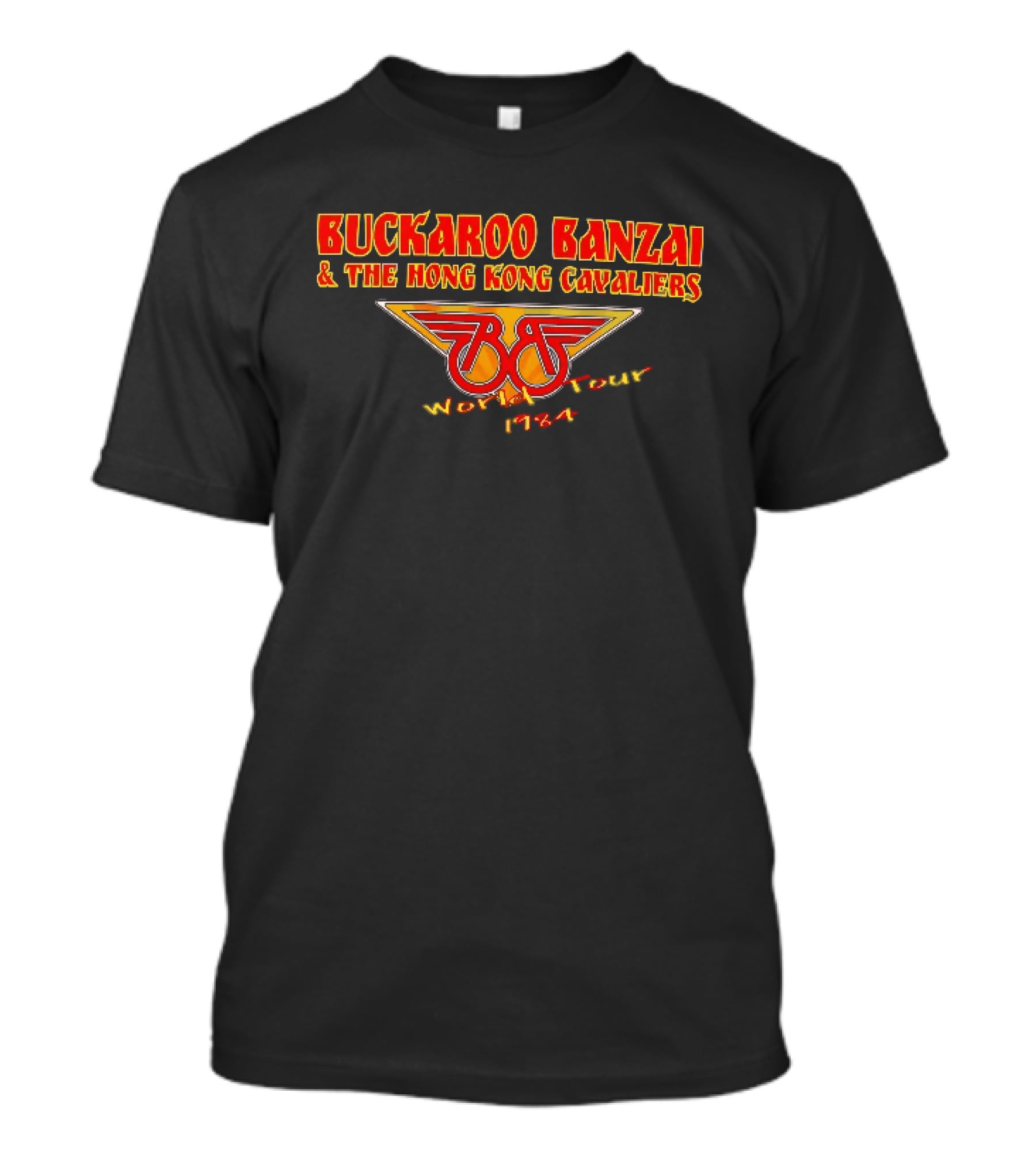 Buckaroo Banzai And The Hong Kong Cavaliers World Tour 1984 Retro BB Wings T-Shirt