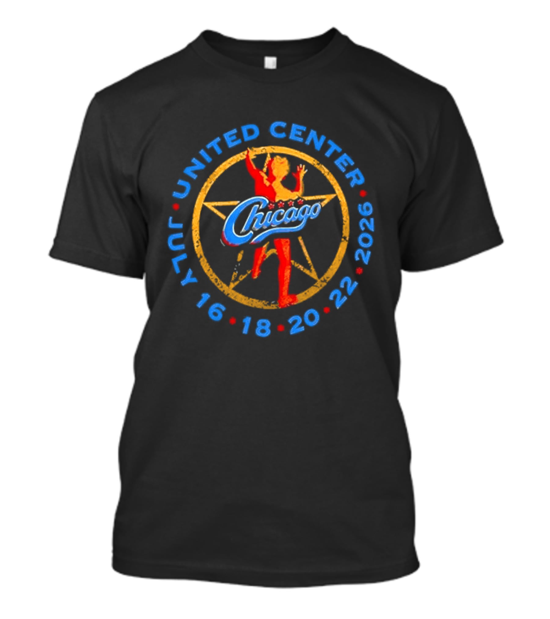 Chicago United Center July 16 18 20 22 2026 Event Dates T-Shirt