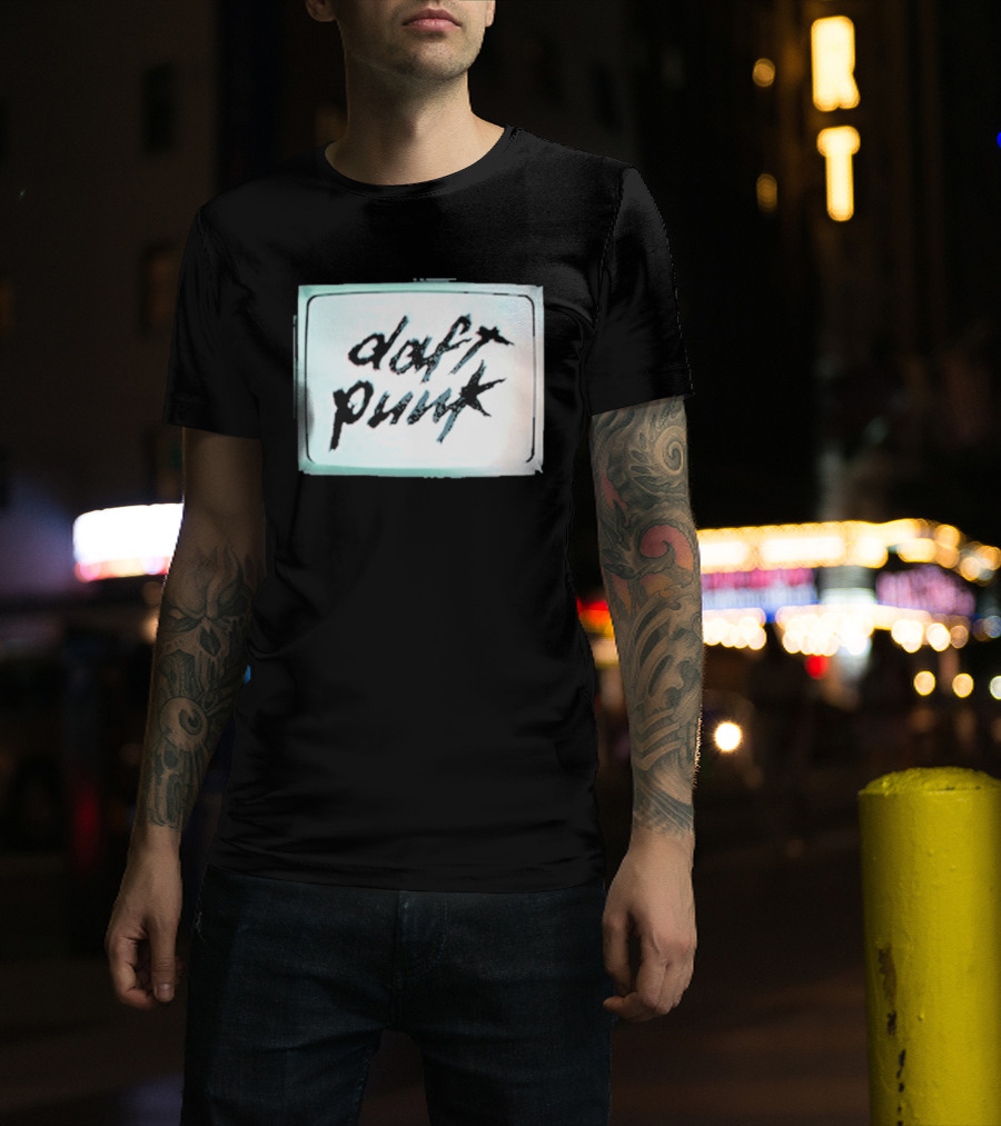 Daft Punk Human After All Vintage Television T-Shirt