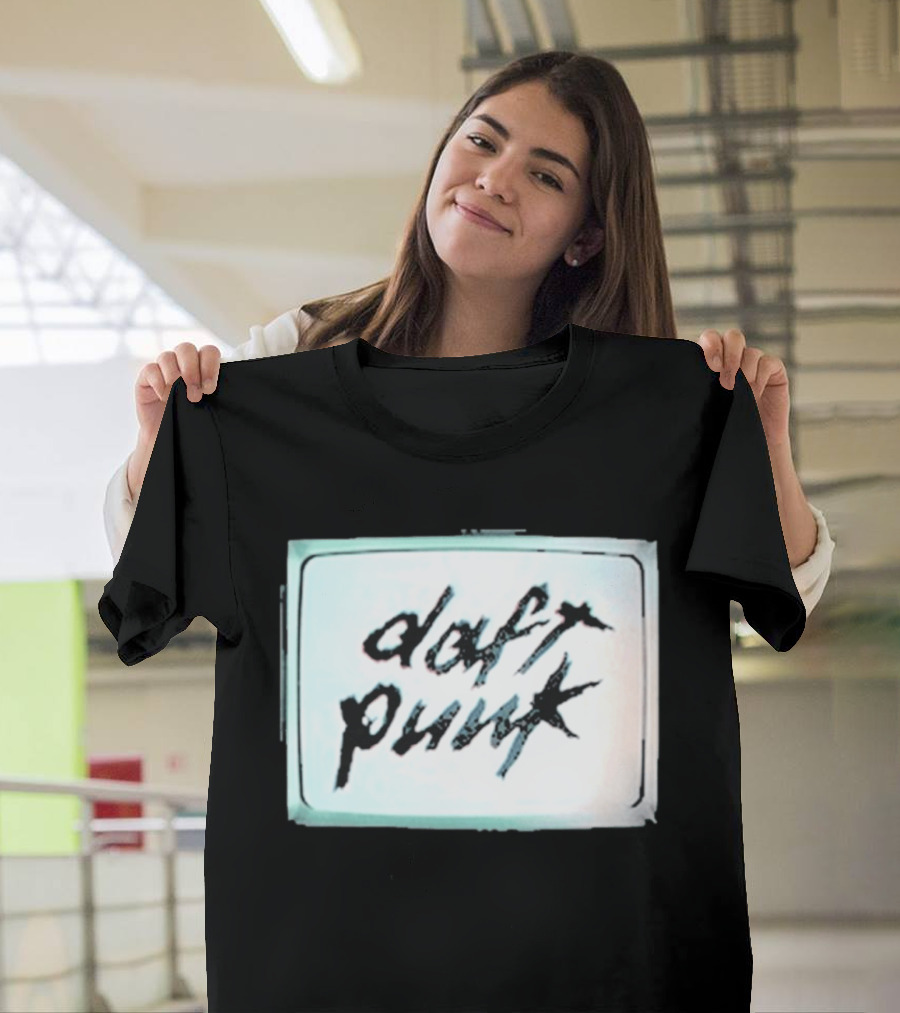Daft Punk Human After All Vintage Television T-Shirt