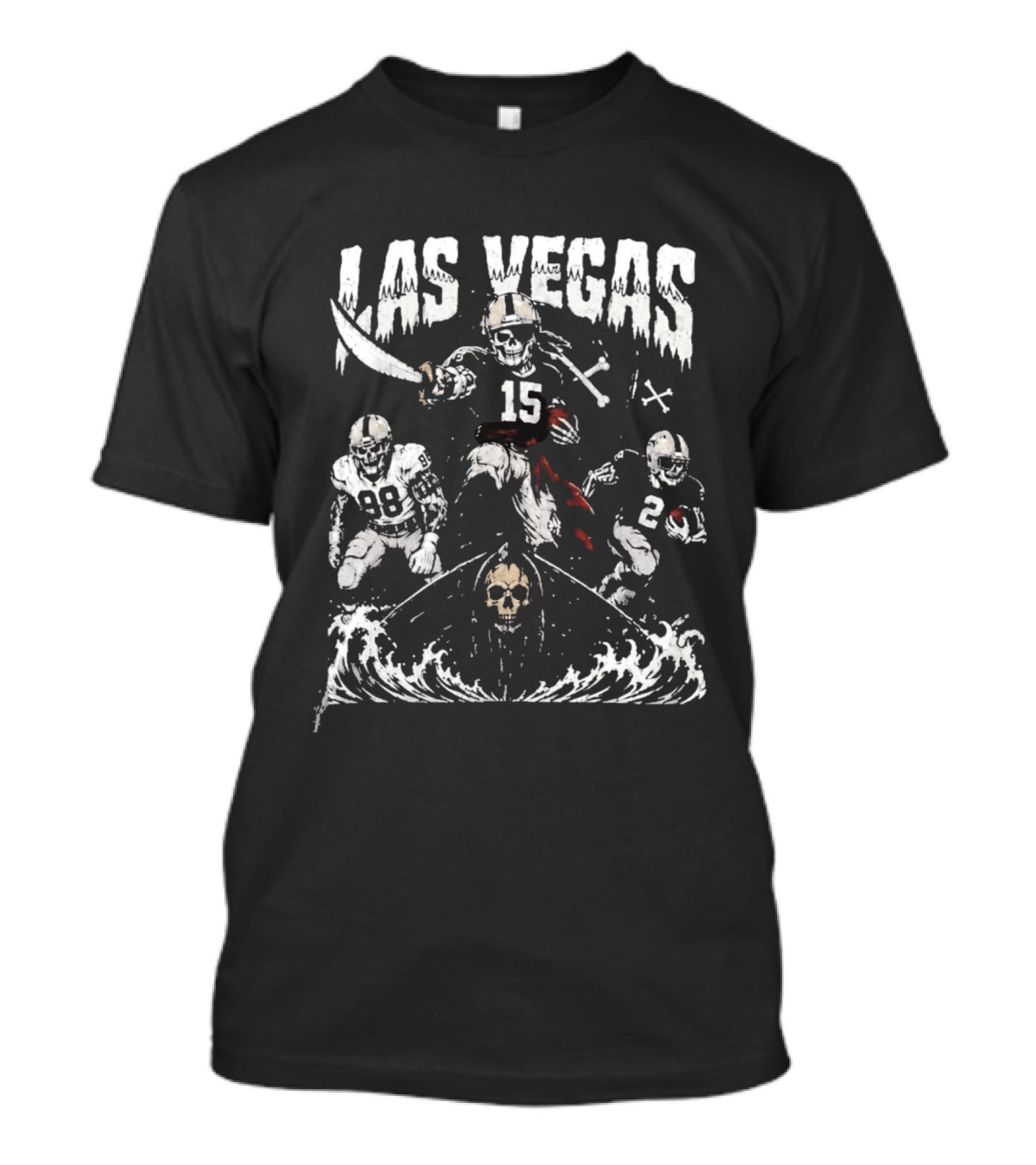 Las Vegas Football Raiders 2026 Skull And Crossbones T-Shirt