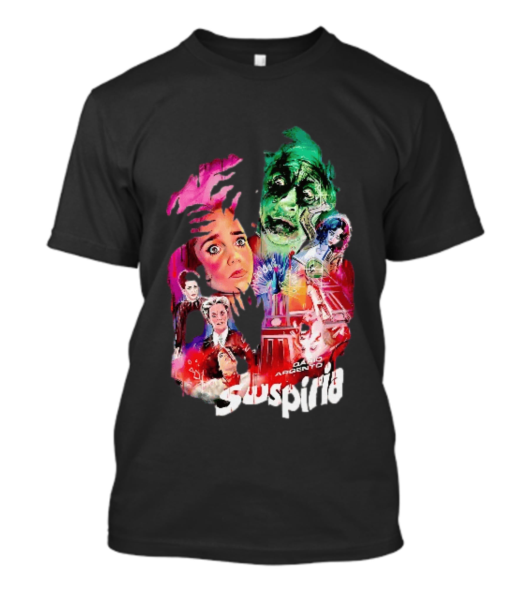 Suspiria Dario Argento Horror Collage Death Is Coming For You T-Shirt
