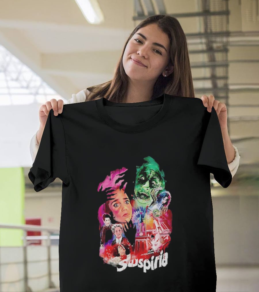 Suspiria Dario Argento Horror Collage Death Is Coming For You T-Shirt