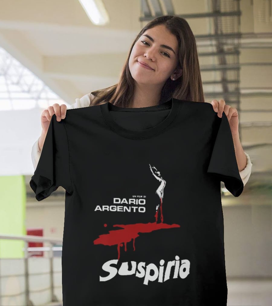 Dario Argento Suspiria Horror Classic Red Drip T-Shirt
