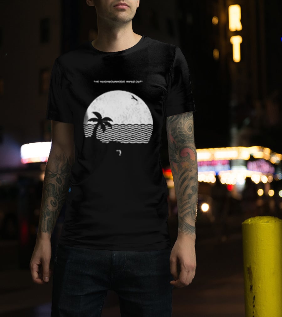 The Neighbourhood Wiped Out Album Palm Tree Beach Scene T-Shirt