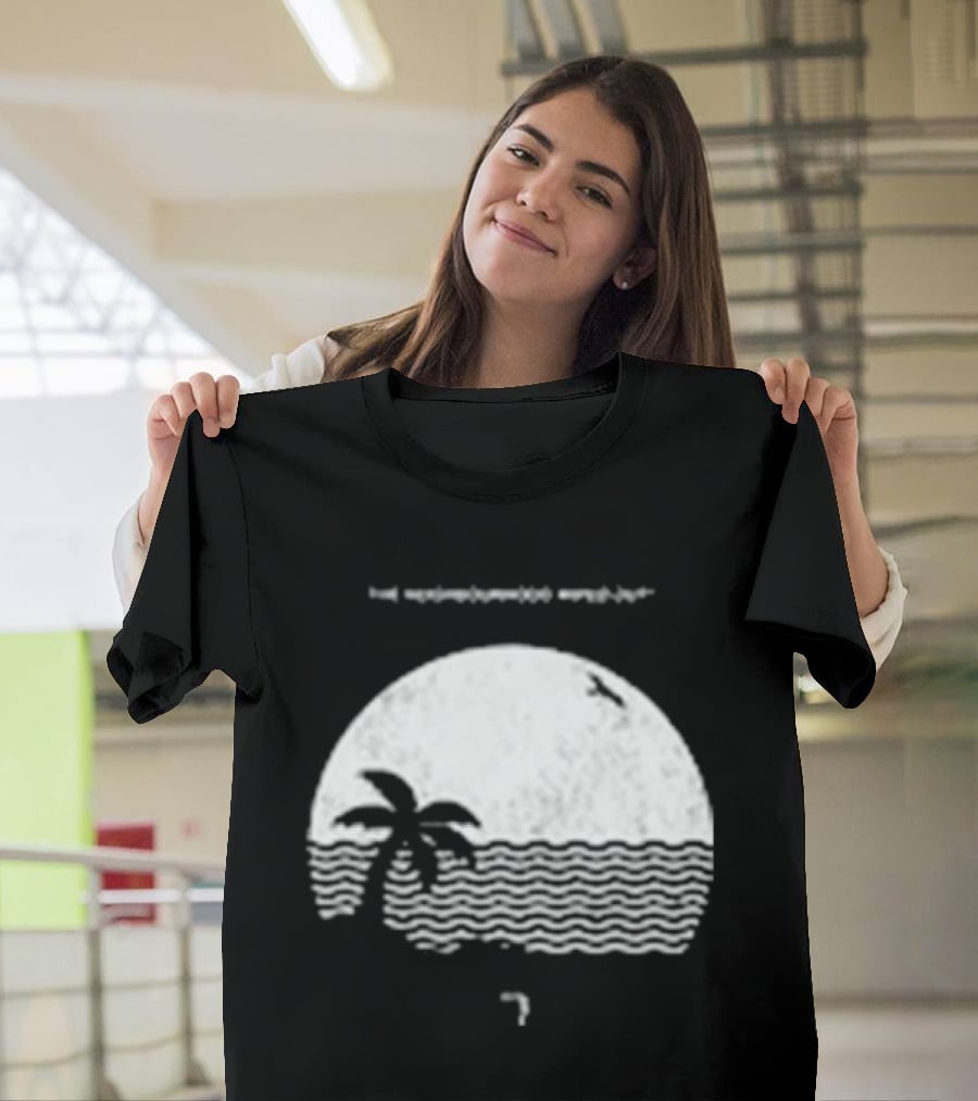 The Neighbourhood Wiped Out Album Palm Tree Beach Scene T-Shirt