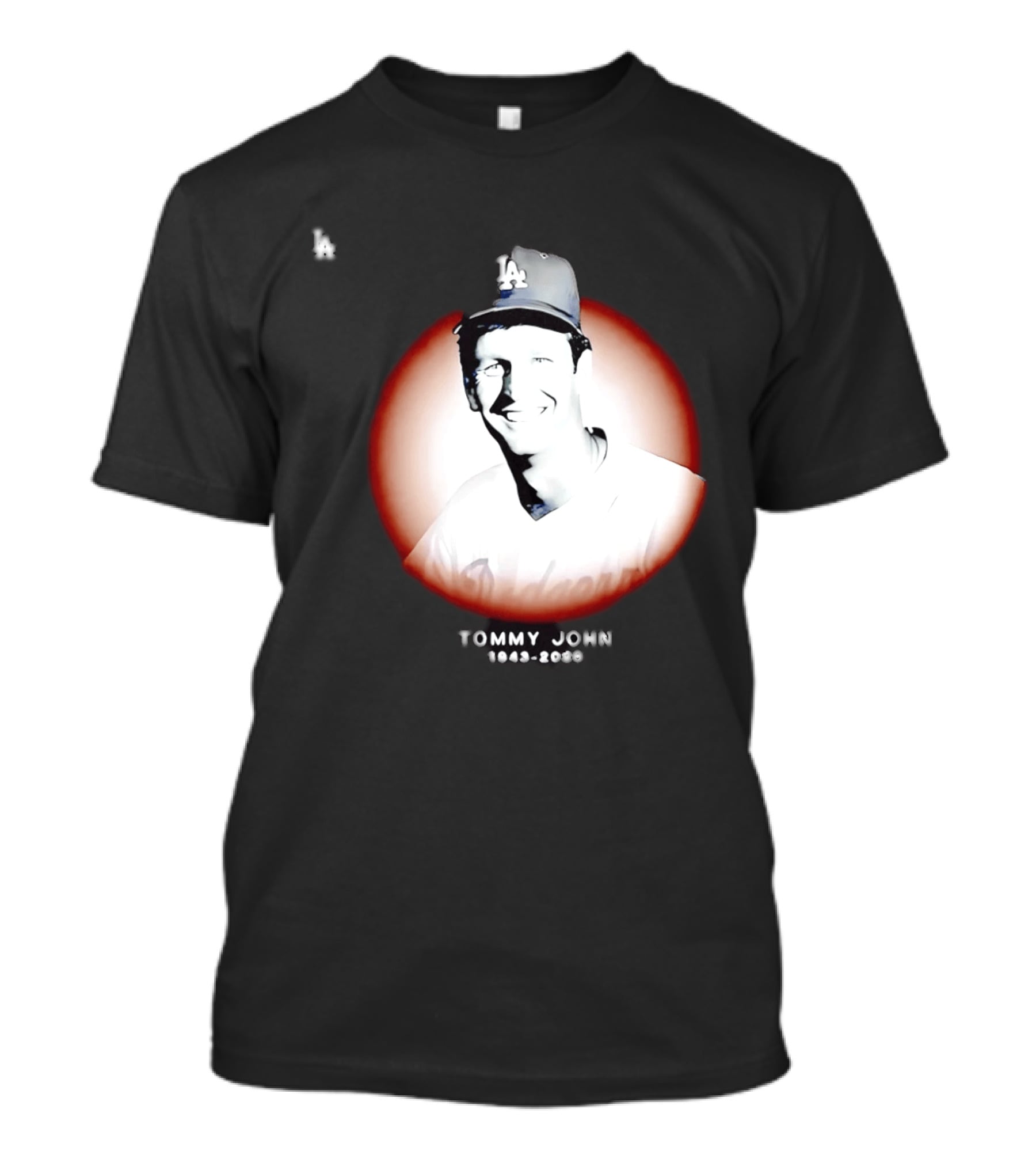 Tommy John 1943 2026 Memorial Baseball LA Dodgers T-Shirt