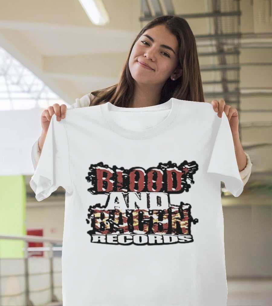Blood And Bacon Records Rugged T-Shirt