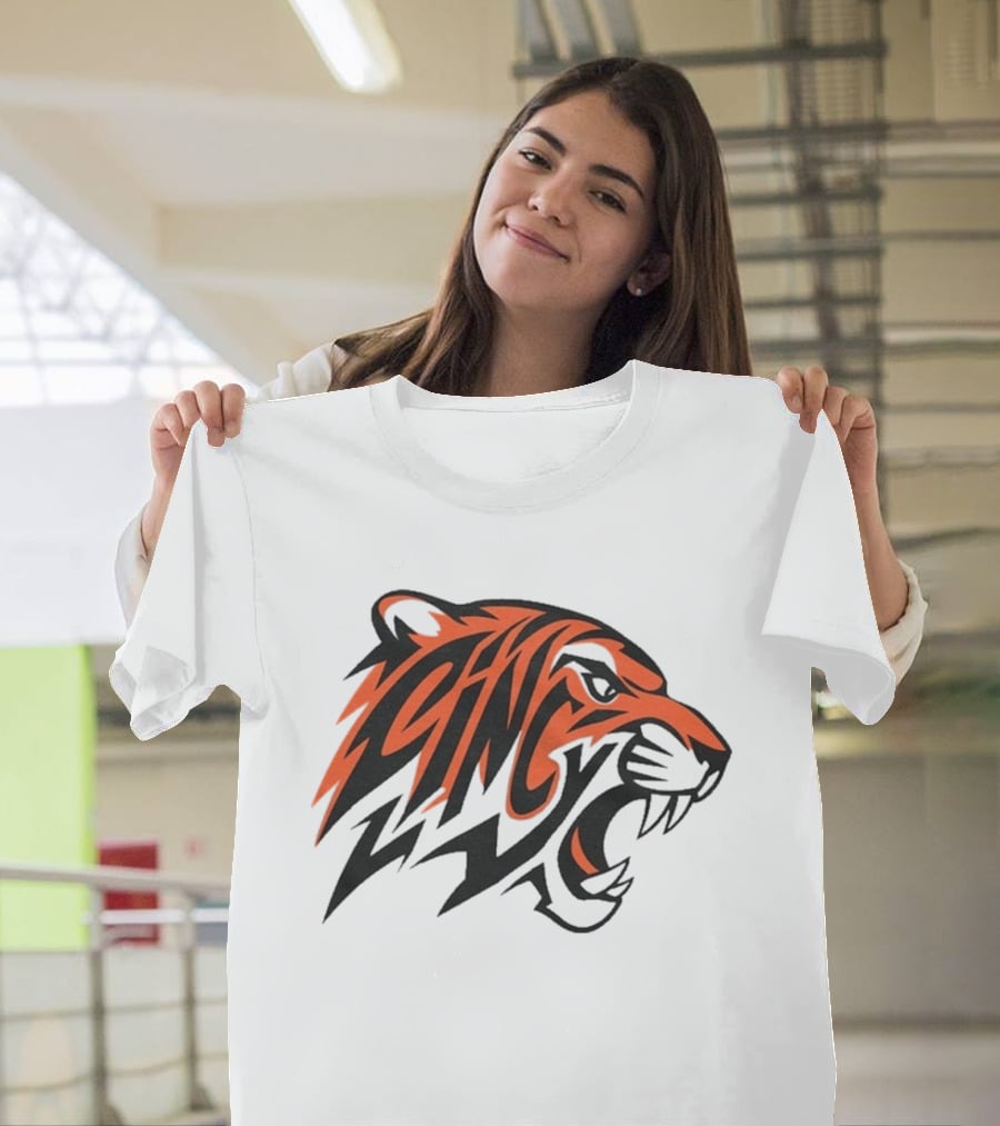 Cincy Tiger Stripes Roaring Bengal T-Shirt
