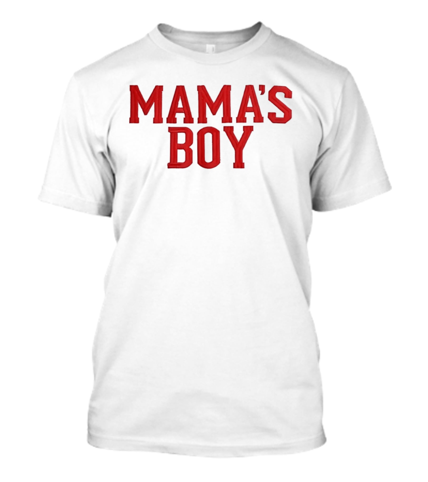 Mama's Boy Red Varsity T-Shirt