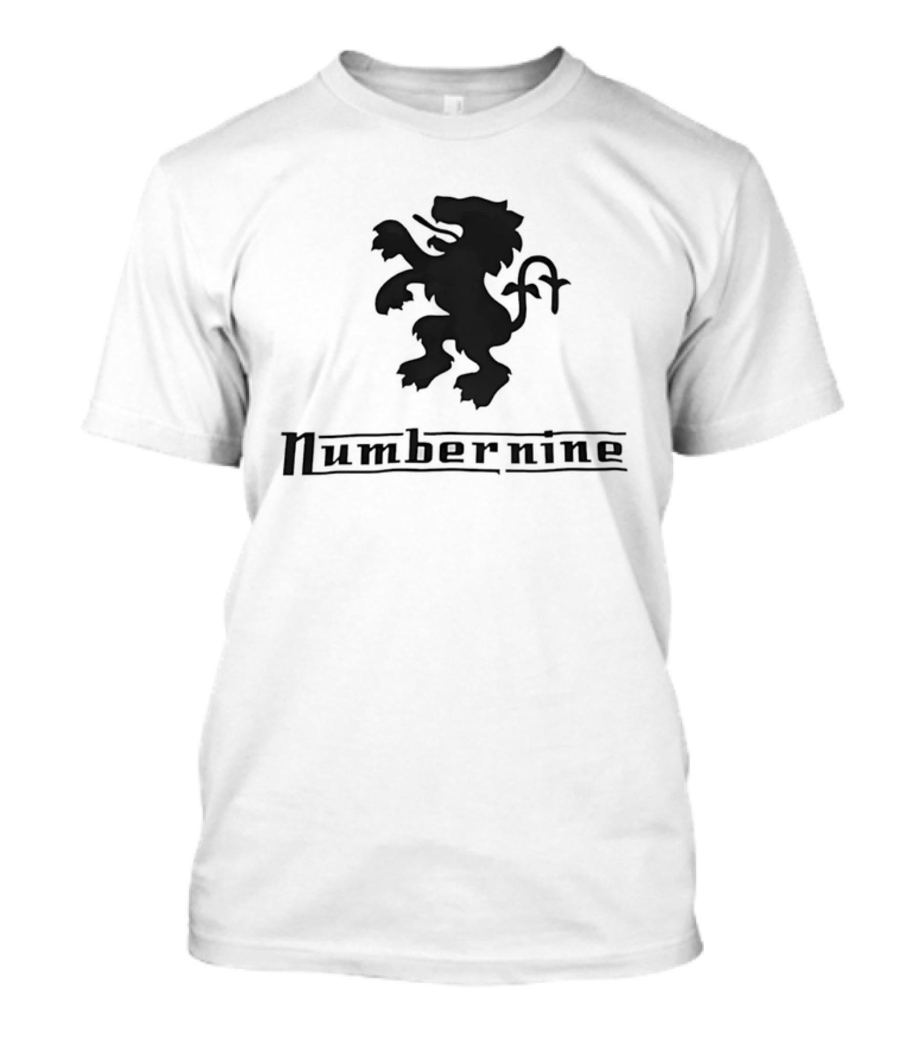 Numbernine Black Heraldic Lion T-Shirt