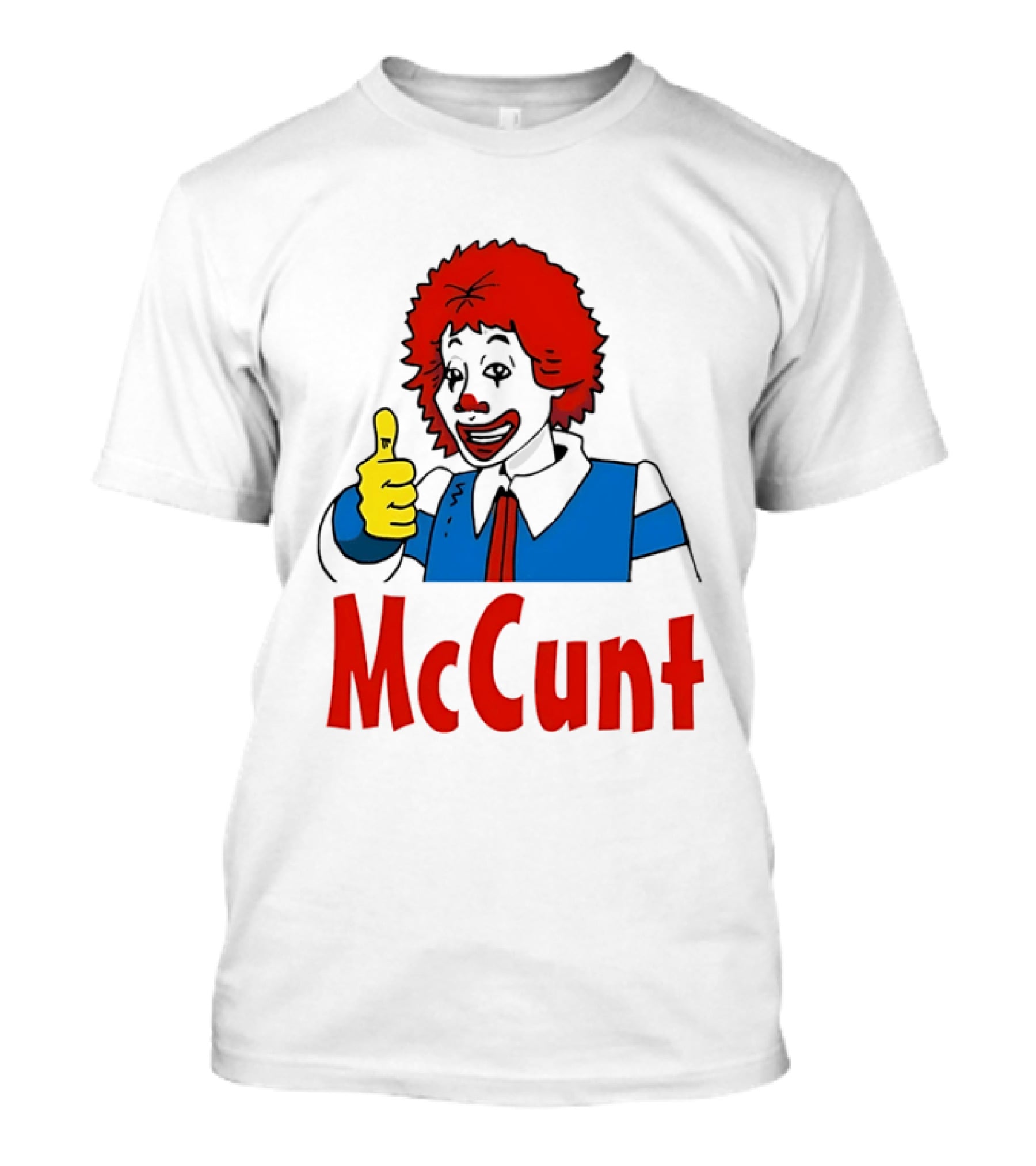 Ronald McDonald McCunt Thumbs Up Red Hair Blue Outfit T-Shirt