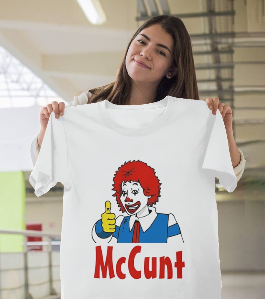 Ronald McDonald McCunt Thumbs Up Red Hair Blue Outfit T-Shirt