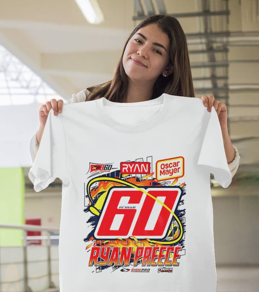 Ryan Preece NASCAR 60 Oscar Mayer Racing Sport McWills T-Shirt