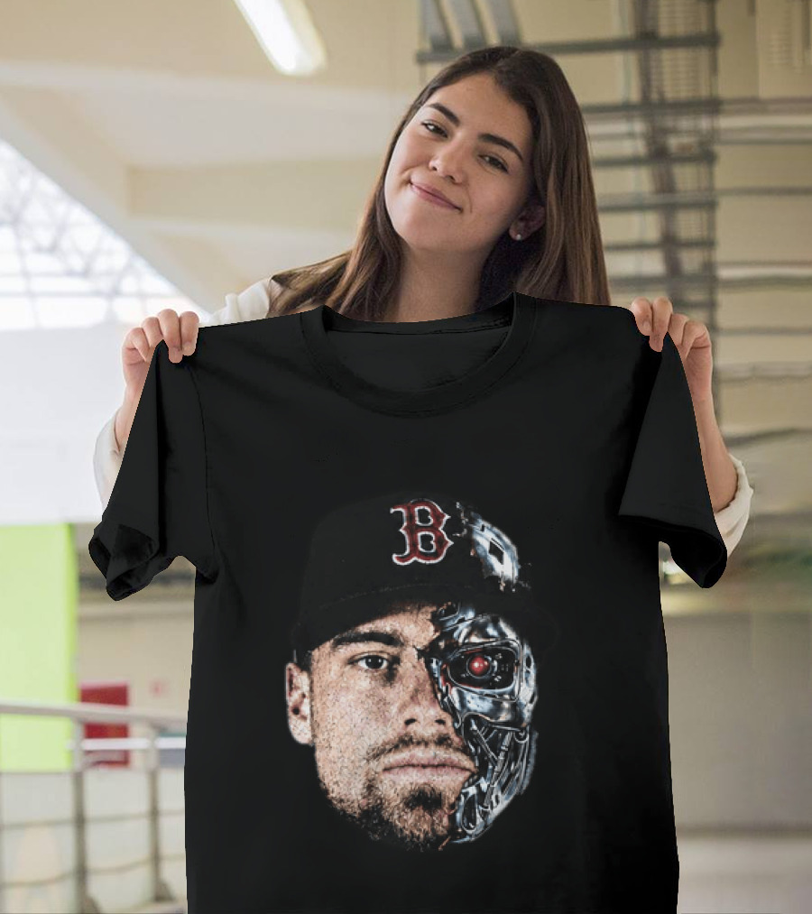 Caleb Durbin Terminator Face Boston Cap Robo Fusion T-Shirt
