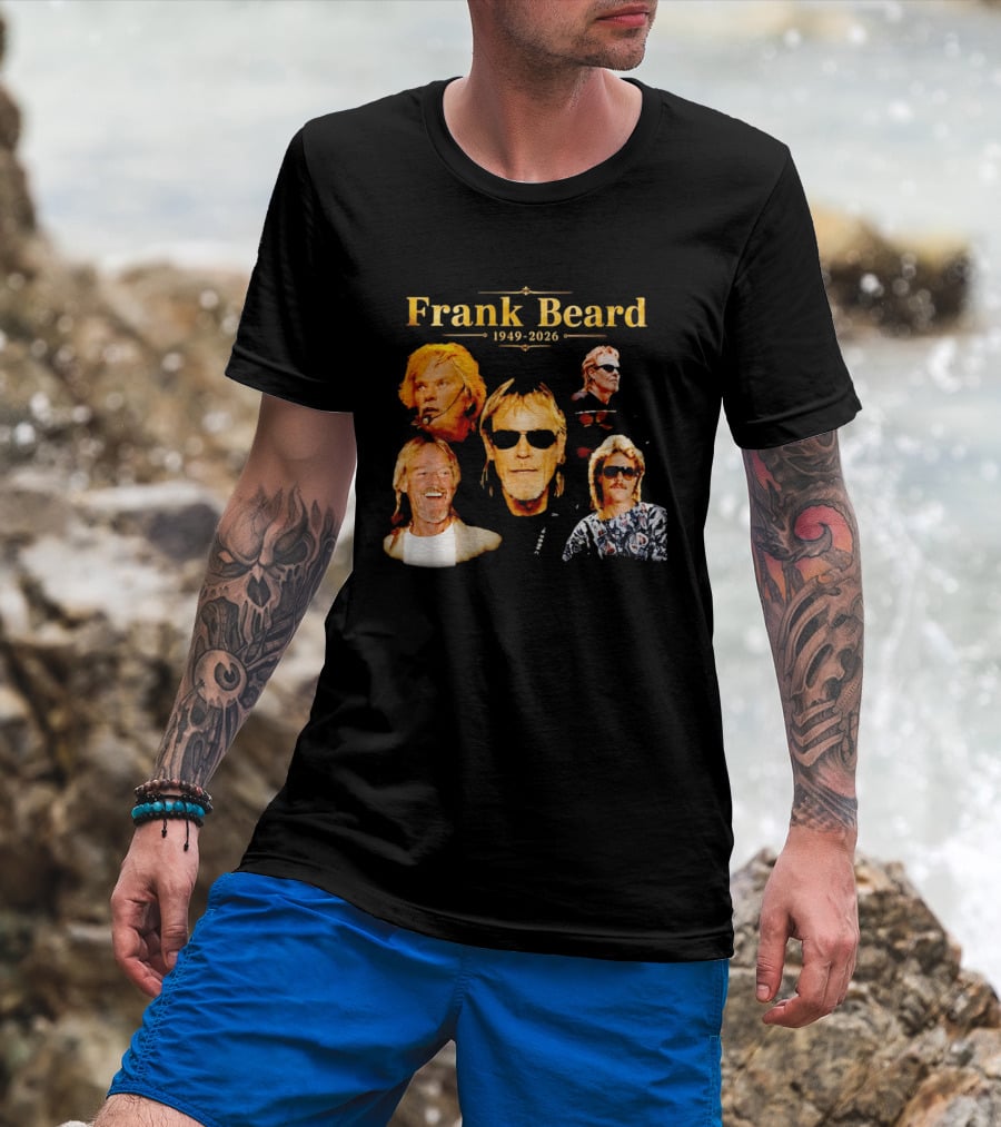 Frank Beard 1949 2026 Memorial Collage T-Shirt